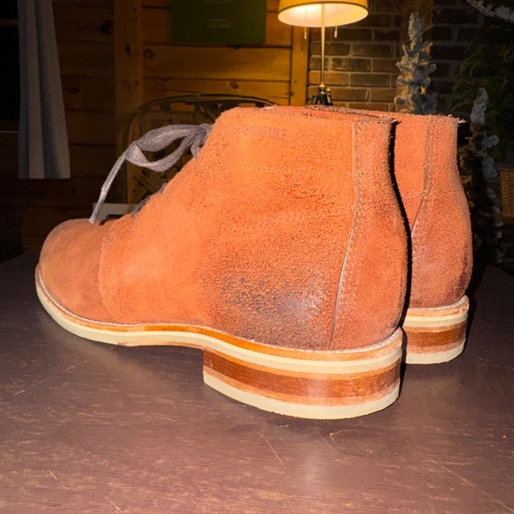 Wolverine 1000 Mile Latham Boots Men's 10 Rust Rough Out Leather MADE IN USA - Picture 3 of 16